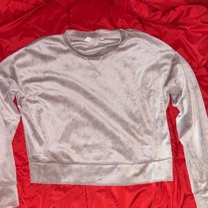 Hippie Rose Cream Velvet Top